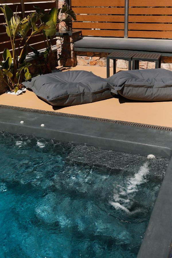 The Z Private Villa, Santorini Monolithos  Luaran gambar